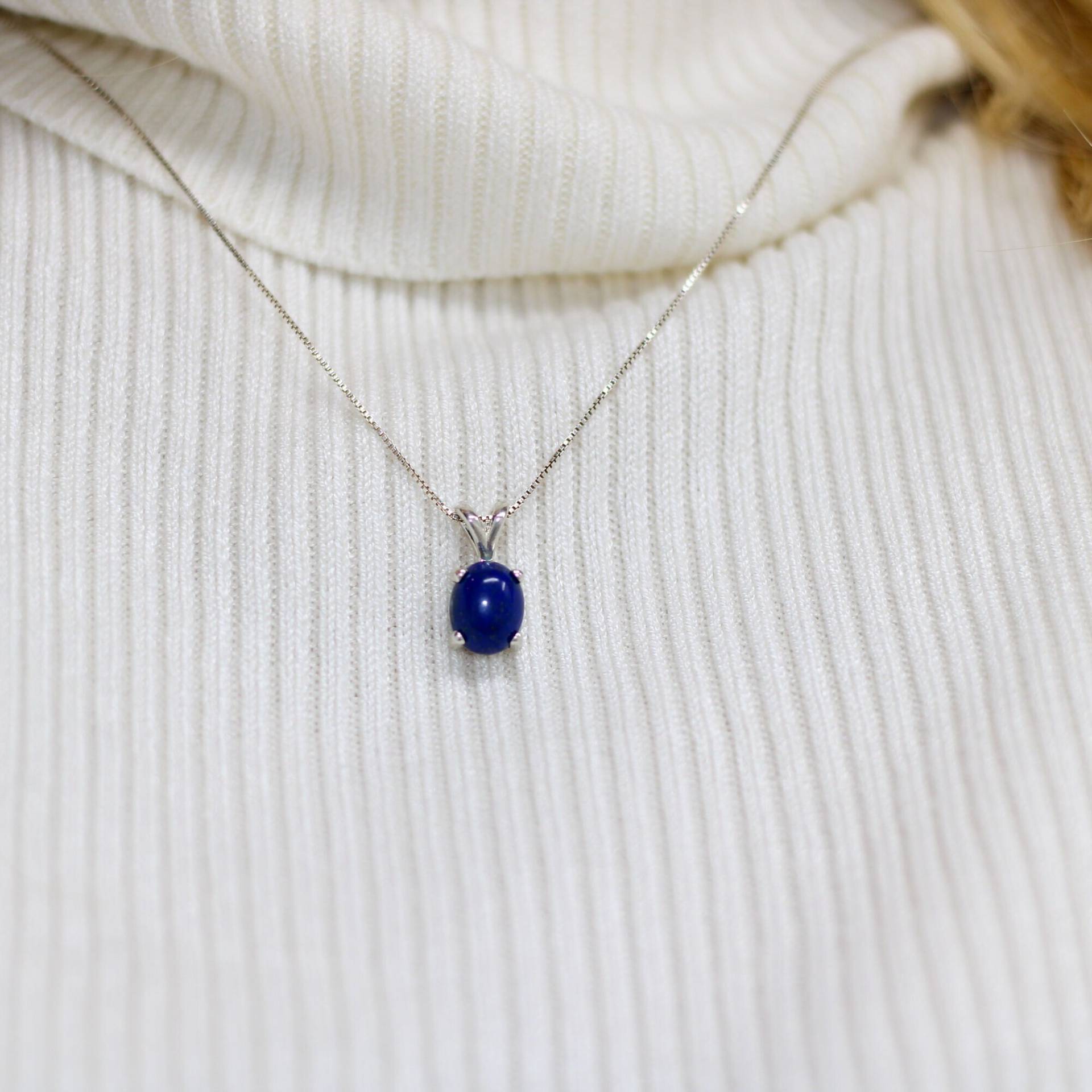 Element Of Zen Lapislazuli Halskette | Blaue Lapiskristall-Zierliche Für Frauen Lapislazuli-Kristall-Halskette Natürlicher Lapis von ElementZen