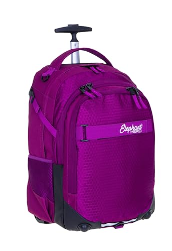 Elephant Trolley Mädchen Schultrolley Hero Signature Schulranzen Schultasche Trolly Rucksack 12800 Auswahl (Wild Berry 12994) von Elephant