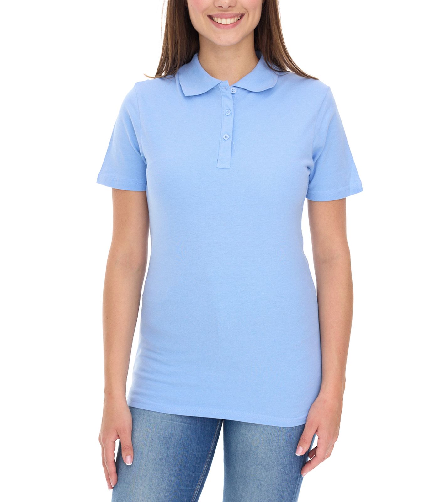 ELEVATE Helios Damen Polo-Shirt Baumwolle Polo-Hemd Pique-Strick 180 g/m² 3810740 Hellblau ELEVATE Helios Damen Polo-Shirt Baumwolle Polo-Hemd Pique-Strick 180 g/m² 3810740 Hellblau von Elevate