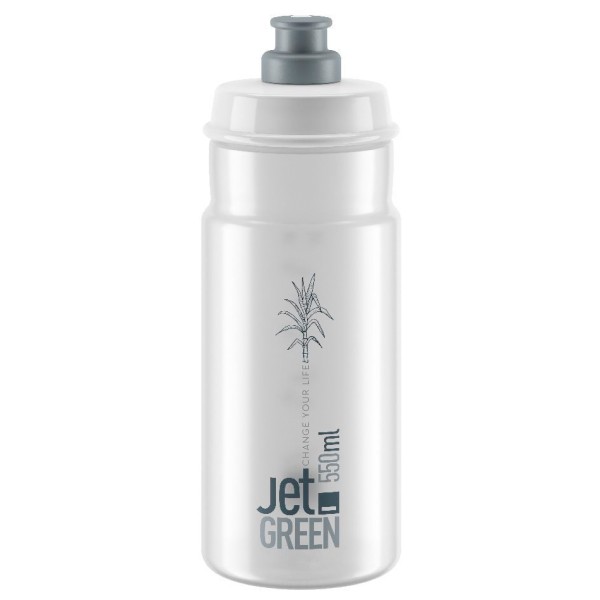 Elite - Jet Green - Fahrrad Trinkflasche Gr 950 ml grau/weiß von Elite