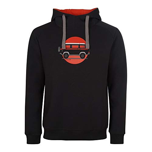 ELKLINE Herren Hoodie Team Player VW Bulli Print 1031093, Farbe:schwarz, Größe:S von ELKLINE