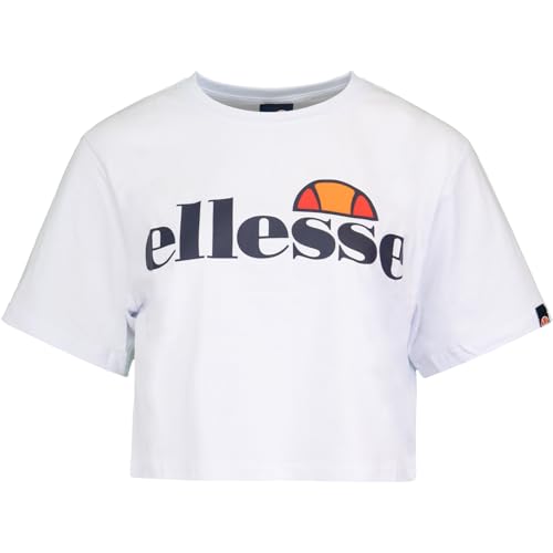 Ellesse Alberta Crop Women Top Shirt (DE/NL/SE/PL, Alphanumerisch, M, Regular, Regular, White) von Ellesse