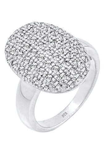 Elli Ring Damen mit Kristalle in 925 Sterling Silber von Elli