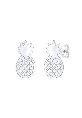 Elli Ohrringe Elli Damen Ohrringe Ohrstecker Ananas Frucht Trend Sommer in 925 Sterling Silber von Elli