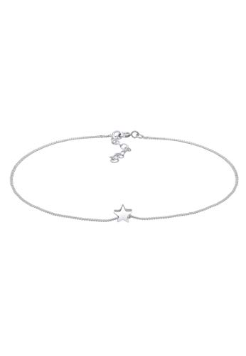 Elli Fußschmuck Damen Fußkettchen Stern Astro Strand Urlaub in 925 Sterling Silber von Elli