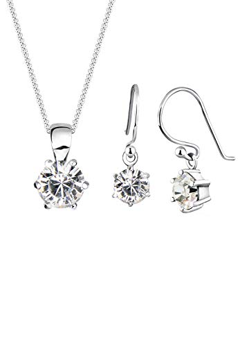 Elli Schmuckset 925 Sterling Silber Kristalle von Elli