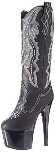 Ellie Shoes Damen 709-Dallas Westernstiefel, schwarz, 38 EU von Ellie Shoes