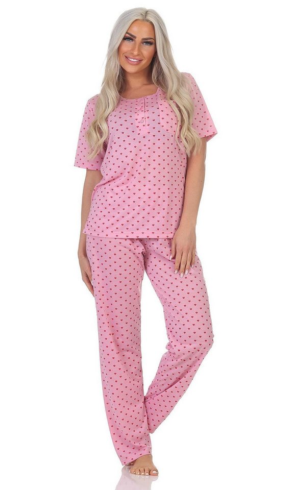 EloModa Pyjama Damen Pyjama zweiteiliger Schlafanzug Nachtwäsche, Gr. M L XL 2XL (2 tlg) von EloModa