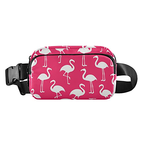 Flamingo Bauchtasche für Damen und Herren, Gürteltasche, Umhängetasche, wasserdicht, überall, Geldbörse, modische Schultertasche für Laufen, Wandern, Training, Wandern, Reisen, Farbe01 von Emelivor