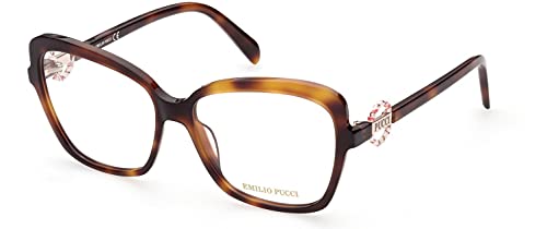 Emilio Pucci Unisex EP5175 Sunglasses, Dark Havana, 55 von Emilio Pucci