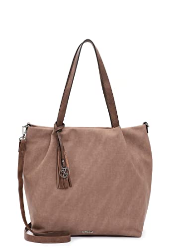 Emily & Noah Shopper E&N Elke 62792 Damen Handtaschen Uni taupe 900 von Emily & Noah