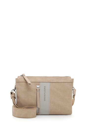 Emily & Noah Umhängetasche E&N Bonnie 64340 Damen Handtaschen Material Mix taupe 900 von Emily & Noah