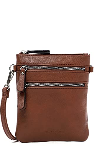 Emily & Noah Umhängetasche E&N Emma 60392 Damen Handtaschen Uni cognac 700 von Emily & Noah