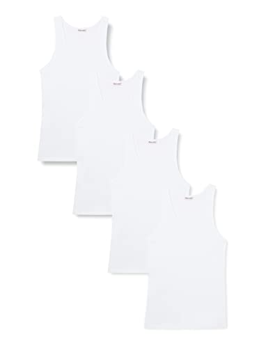 Eminence Herren Promo Classiques Unterhemd, Weiß (Blanc/Blanc/Blanc/Blanc 0001), XX-Large (Herstellergröße: 6) (4er Pack) von Eminence