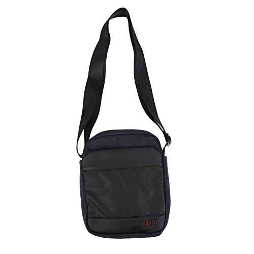 Emoshayoga Herren-Geldbörsen, Schultertasche, tragbar, wasserdicht, verstellbar, Kuriertasche für Herren, Business, Alltag, Pendeln, Schwarz / Blau, mehrfarbig, 60_x_180_cm von Emoshayoga