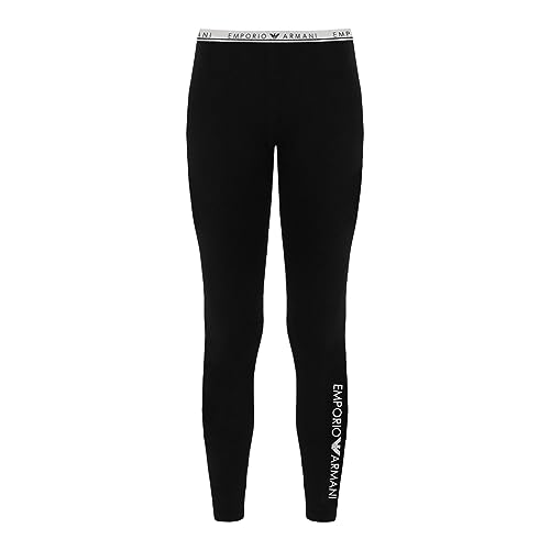 Emporio Armani Damen Emporio Armani Women's Iconic Logoband Leggings, Schwarz, S EU von Emporio Armani