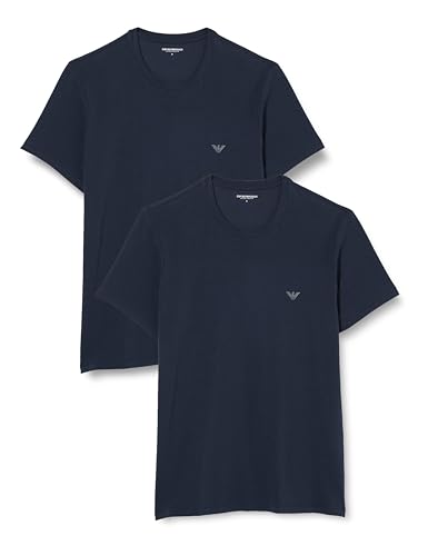 Emporio Armani Herren Endurance 2-pack T-Shirt, Marine/Marine, XL EU von Emporio Armani