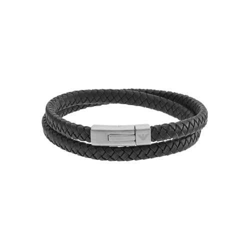 Emporio Armani Armband Für Männer, 18.50Cm Silbernes Edelstahlarmband, EGS2176040 von Emporio Armani