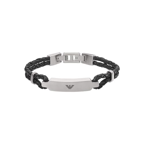 Emporio Armani Armband Für Männer, Innenlänge: 185mm, Größen-Id: 40X5mm Silber Edelstahlarmband, EGS2719040 von Emporio Armani