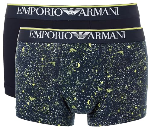 Emporio Armani Herren Christmas Stretch Cotton 2-Pack Trunk Badehosen, ST COSTELLAZIONI/MAR, L Emporio Armani Herren Christmas Stretch Cotton 2-Pack Trunk Badehosen, ST COSTELLAZIONI/MAR, L von Emporio Armani