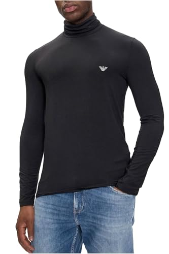 Emporio Armani Herren Soft Modal Turtle Neck Sweater, Schwarz, M Emporio Armani Herren Soft Modal Turtle Neck Sweater, Schwarz, M von Emporio Armani