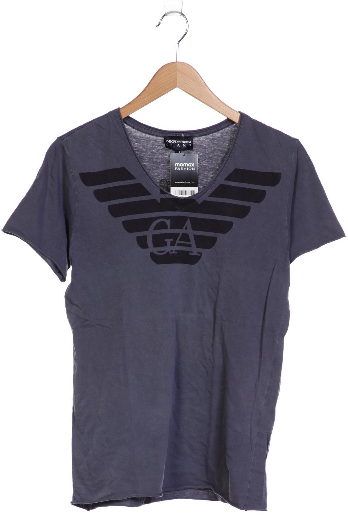 Emporio Armani Herren T-Shirt, blau, Gr. 52 von Emporio Armani