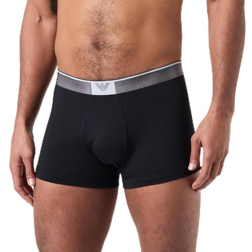 Emporio Armani Herren Tencel Trunk Badehosen, Nero, XL Emporio Armani Herren Tencel Trunk Badehosen, Nero, XL von Emporio Armani