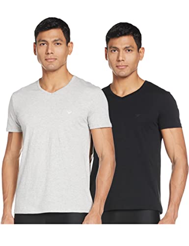 Emporio Armani Underwear Herren Pure Cotton T-shirt (2-er Pack), White, L (2er Pack) von Emporio Armani