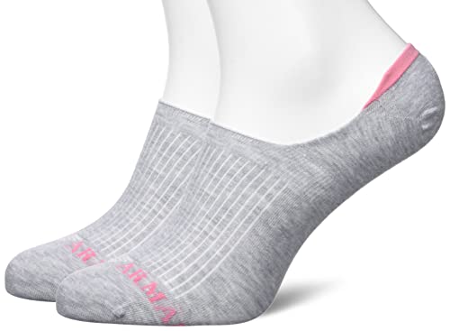 Emporio Armani Women's Lurex Logo 2-Pack Footie Socks, Light Grey Melange, L/XL von Emporio Armani