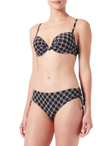 Push-up-BH und Bikinihose mit Jacquard-Monogramm von Emporio Armani