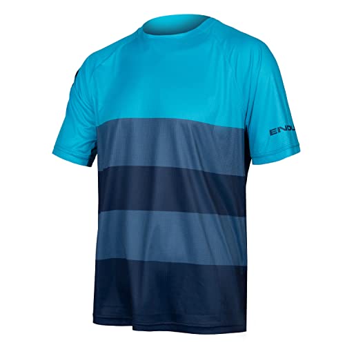 Endura Herren Singletrack Core T Shirt, Blau (Electric Blue), Medium von Endura