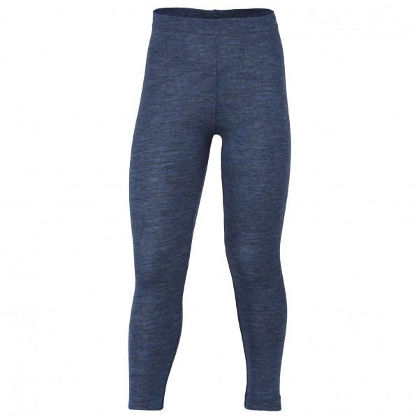 Engel - Kinder Leggings Merinoschurwolle - Merinounterwäsche Gr 140 blau von Engel