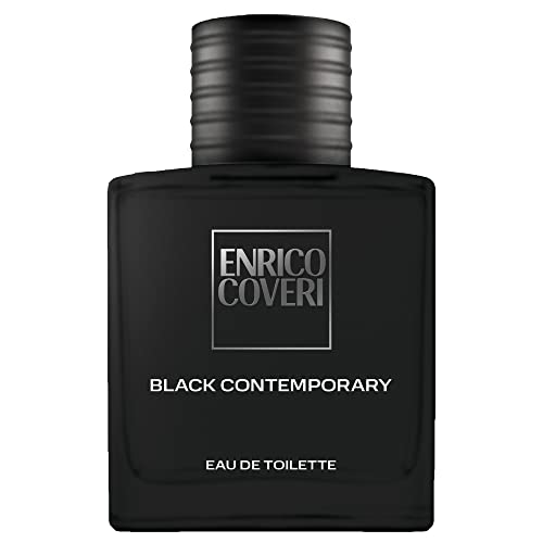 Enrico Coveri Eau de Toilette für Herren, Schwarz, zeitgenössisch, 100 ml, Eau de Toilette für Herren, ein Duft voller Kontraste, ein Synonym für Energie, Kühnheit und Kraft, aber auch raffinierte von Enrico Coveri