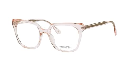 Enrico Coveri EC585 Damenbrille, quadratischer Rahmen, Rosa von Enrico Coveri