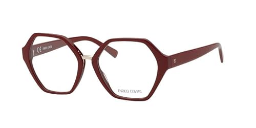 Enrico Coveri EC587 Damenbrille, quadratischer Rahmen, rot von Enrico Coveri