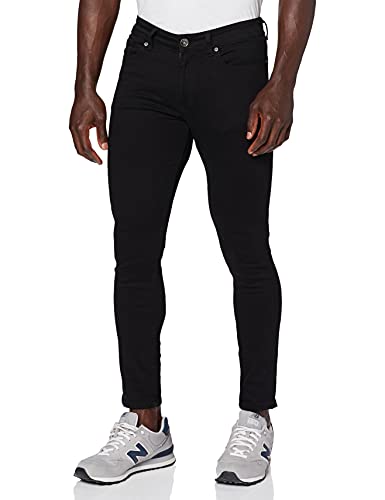 Enzo Herren EZ326 Jeans, Schwarz, Schwarz 1, EU 38S(UK/US 28S) von Enzo