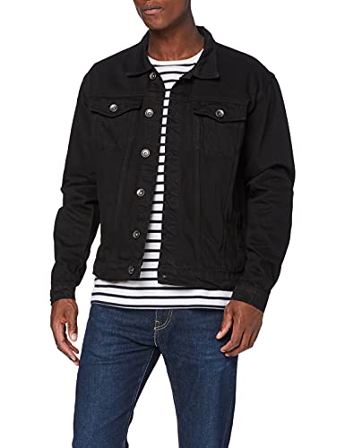 Enzo Herren Ezj391 Ven Jeansjacke, Schwarz, XXL von Enzo