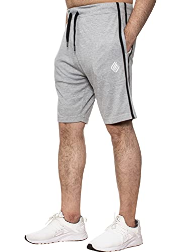 Enzo Herren Ezls586 Ven Mens Lounge Shorts, grau, M von Ze ENZO