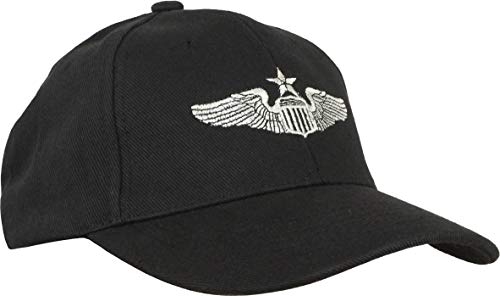 Epic Militaria US Senior Pilot Baseball Cap in Schwarz von Epic Militaria