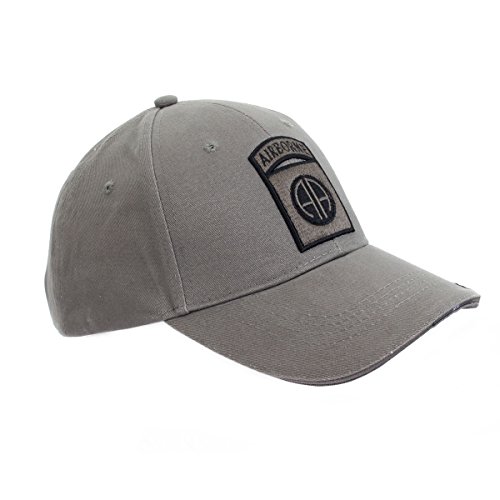 Fostex - Casquette Baseball 82Nd Airborne Subdued Taille Unique - VAN OS - Gris Grey von Epic Militaria