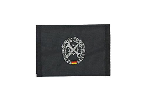 Schwarz Deutsche Armee Style Wartung Logo Geldbörse von Epic Militaria