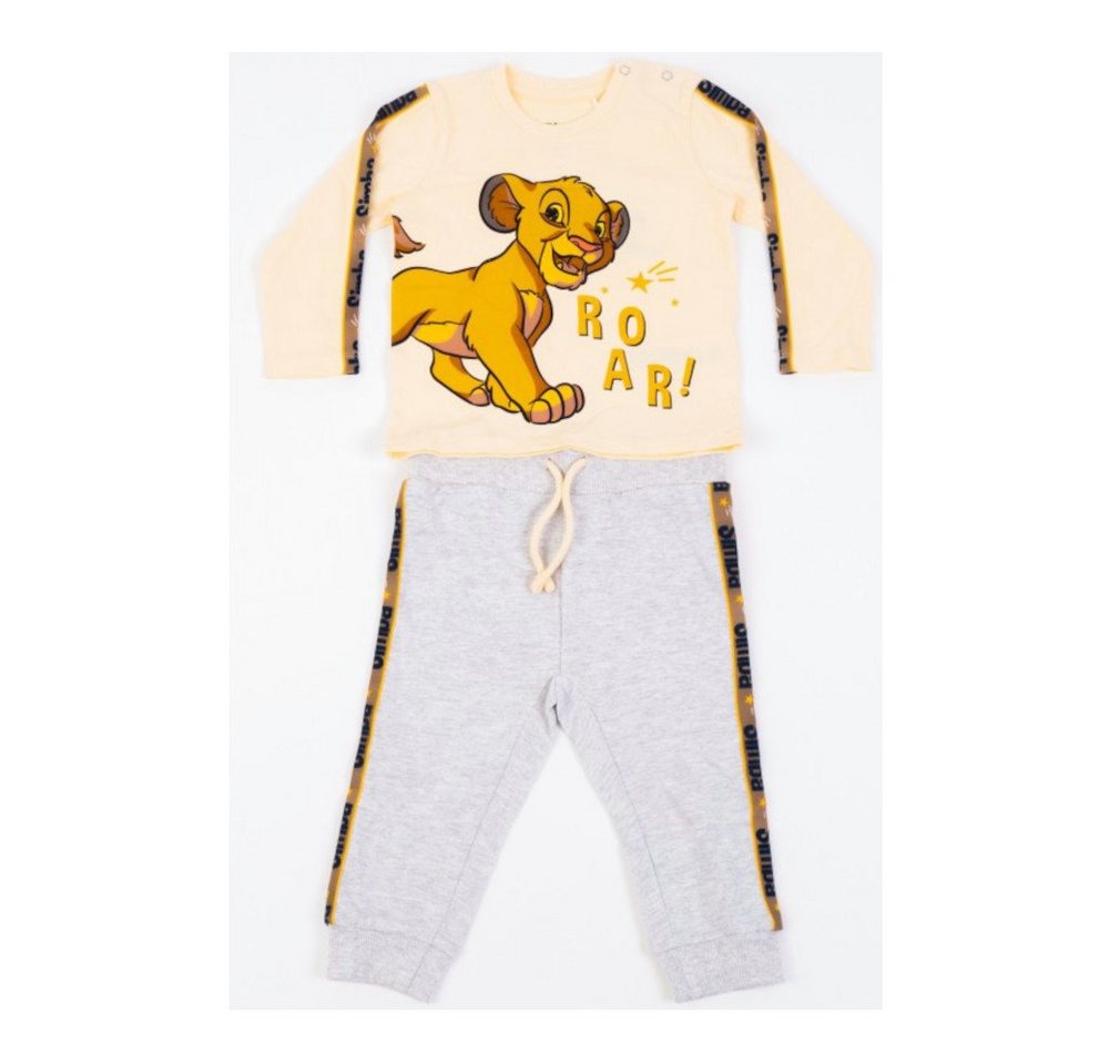 EplusM Shirt & Hose Baby Set Langarm- Shirt mit Hose mit Motiv von König der Löwen "ROAR" (Set, 2-tlg) von EplusM