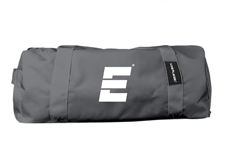 Epoch Lacrosse Unisex Trainingstasche – Sporttasche, Sporttasche, Turnbeutel für Damen und Herren, 600D Nylon mit industriellem Reißverschluss, Schultergurt, extra Staufach, 61 x 30,5 x 30,5 cm, Grau, von Epoch Lacrosse