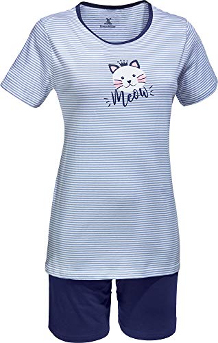 Erwin Müller Damen-Shorty Single-Jersey hellblau Größe 38 von Erwin Müller