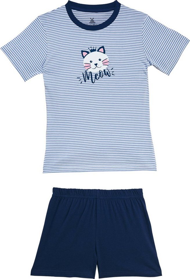 Erwin Müller Pyjama Kinder-Shorty Single-Jersey Streifen von Erwin Müller