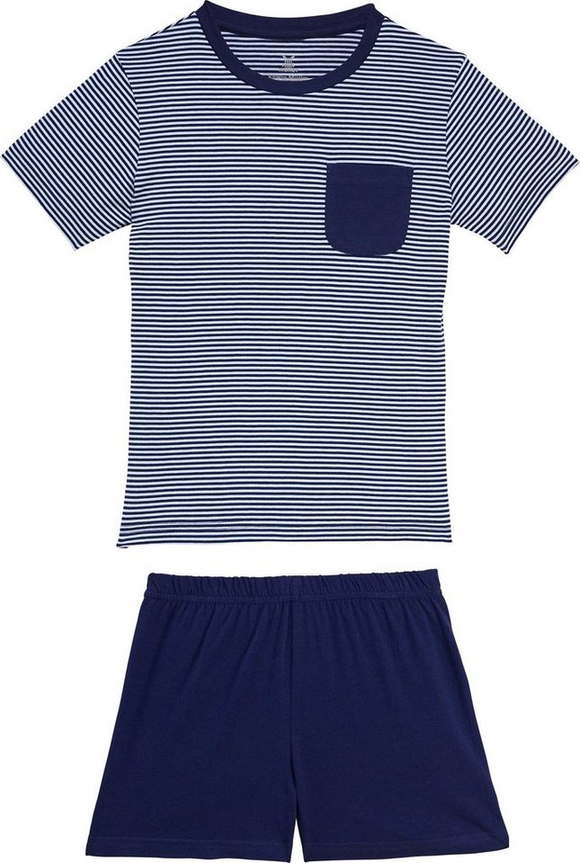 Erwin Müller Pyjama Kinder-Shorty Single-Jersey Streifen von Erwin Müller