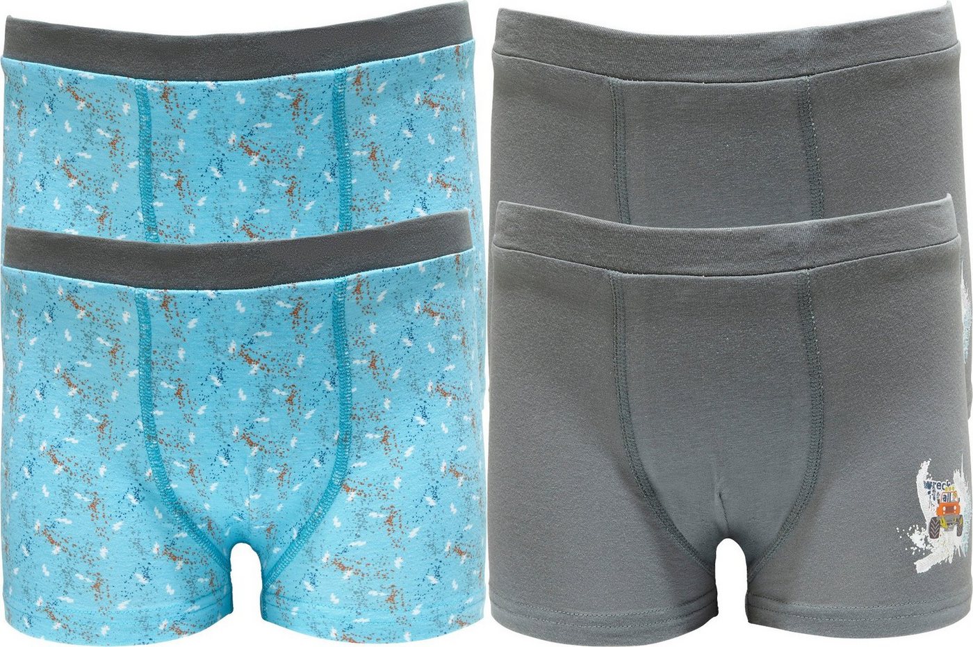 Erwin Müller Slip Jungen-Pants 4er-Pack Single-Jersey gemustert von Erwin Müller