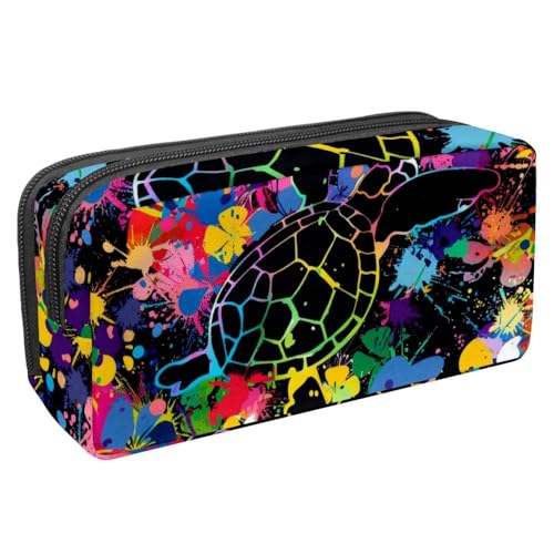 Eslifey Federmäppchen, Kunst-Leoparden-Regenbogen-Druck, großes Fassungsvermögen, Federmäppchen, Schreibwaren, Stiftetasche, Mehrfarbig 6, 2.3x8.2x3.9in/6x21x10cm, Kosmetikkoffer Eslifey Federmäppchen, Kunst-Leoparden-Regenbogen-Druck, großes Fassungsvermögen, Federmäppchen, Schreibwaren, Stiftetasche, Mehrfarbig 6, 2.3x8.2x3.9in/6x21x10cm, Kosmetikkoffer von Eslifey