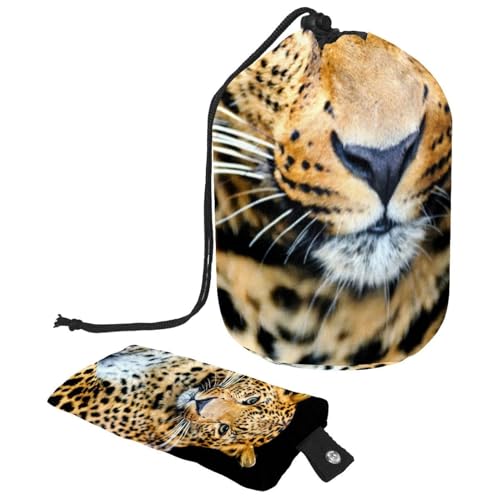 Eslifey Reise-Kosmetiktasche, Make-up-Tasche, multifunktional, Kulturbeutel, runder Organizer, Aufbewahrungstasche, Leopardenmuster, Mehrfarbig 1, 9.9x6.9in/25.2x17.6cm Eslifey Reise-Kosmetiktasche, Make-up-Tasche, multifunktional, Kulturbeutel, runder Organizer, Aufbewahrungstasche, Leopardenmuster, Mehrfarbig 1, 9.9x6.9in/25.2x17.6cm von Eslifey