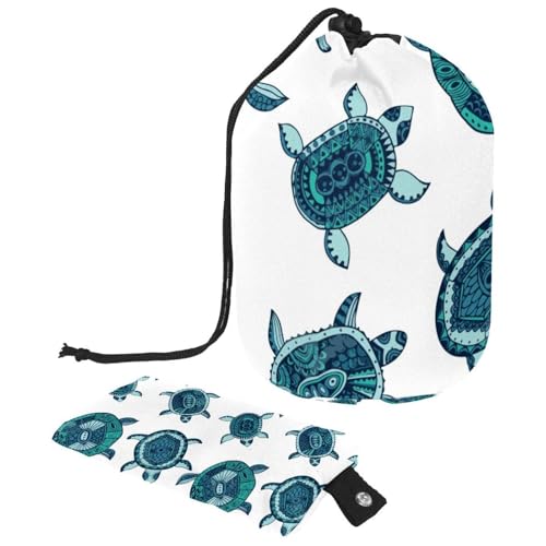 Eslifey Reise-Kosmetiktasche, Make-up-Tasche, multifunktional, Kulturbeutel, runder Organizer, Aufbewahrungstasche, Meeresschildkröten, mehrfarbig, 9.9x6.9in/25.2x17.6cm Eslifey Reise-Kosmetiktasche, Make-up-Tasche, multifunktional, Kulturbeutel, runder Organizer, Aufbewahrungstasche, Meeresschildkröten, mehrfarbig, 9.9x6.9in/25.2x17.6cm von Eslifey